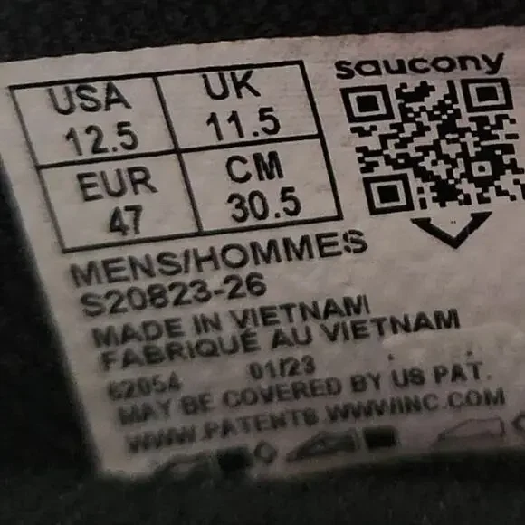 (12.5) Brand new! Men's Saucony Kinvara 14 Athletic Shoes - Picture 7 of 7